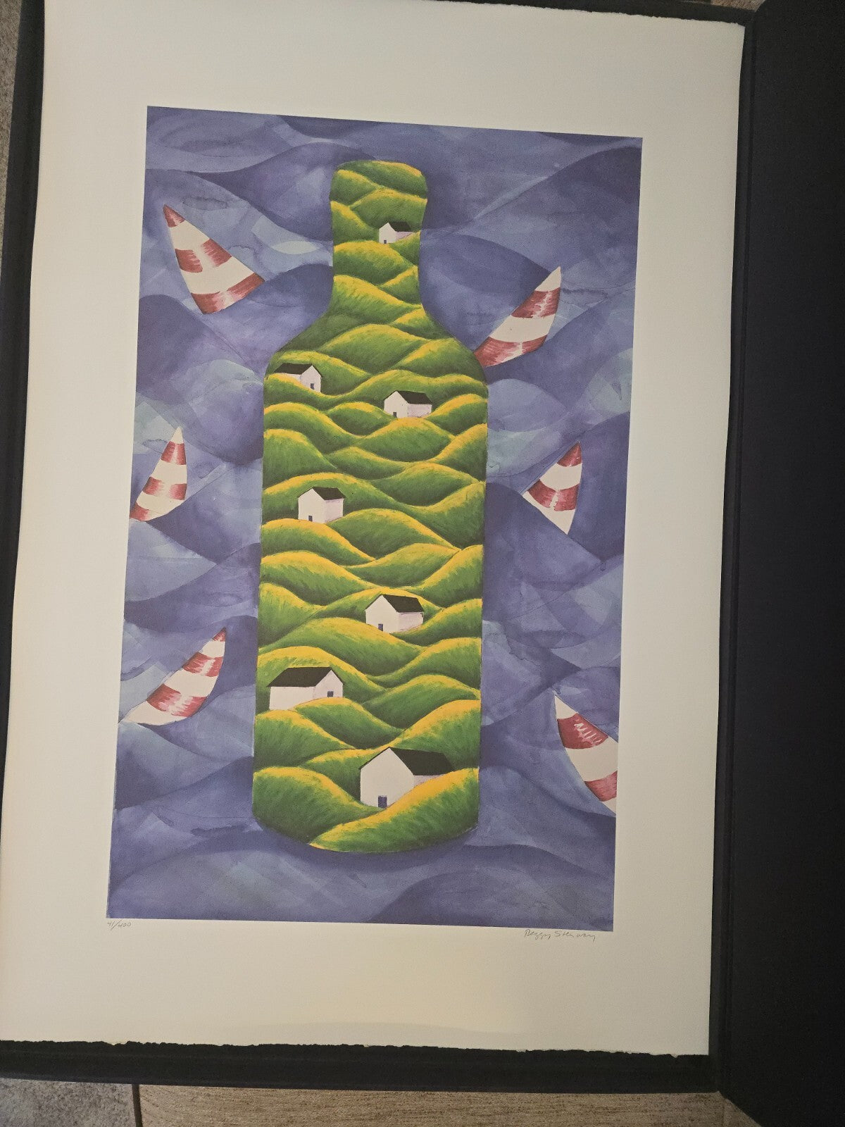 Absolut Vodka, Statehood Portfolio of 51 Signed Lithographs with Signed Book.