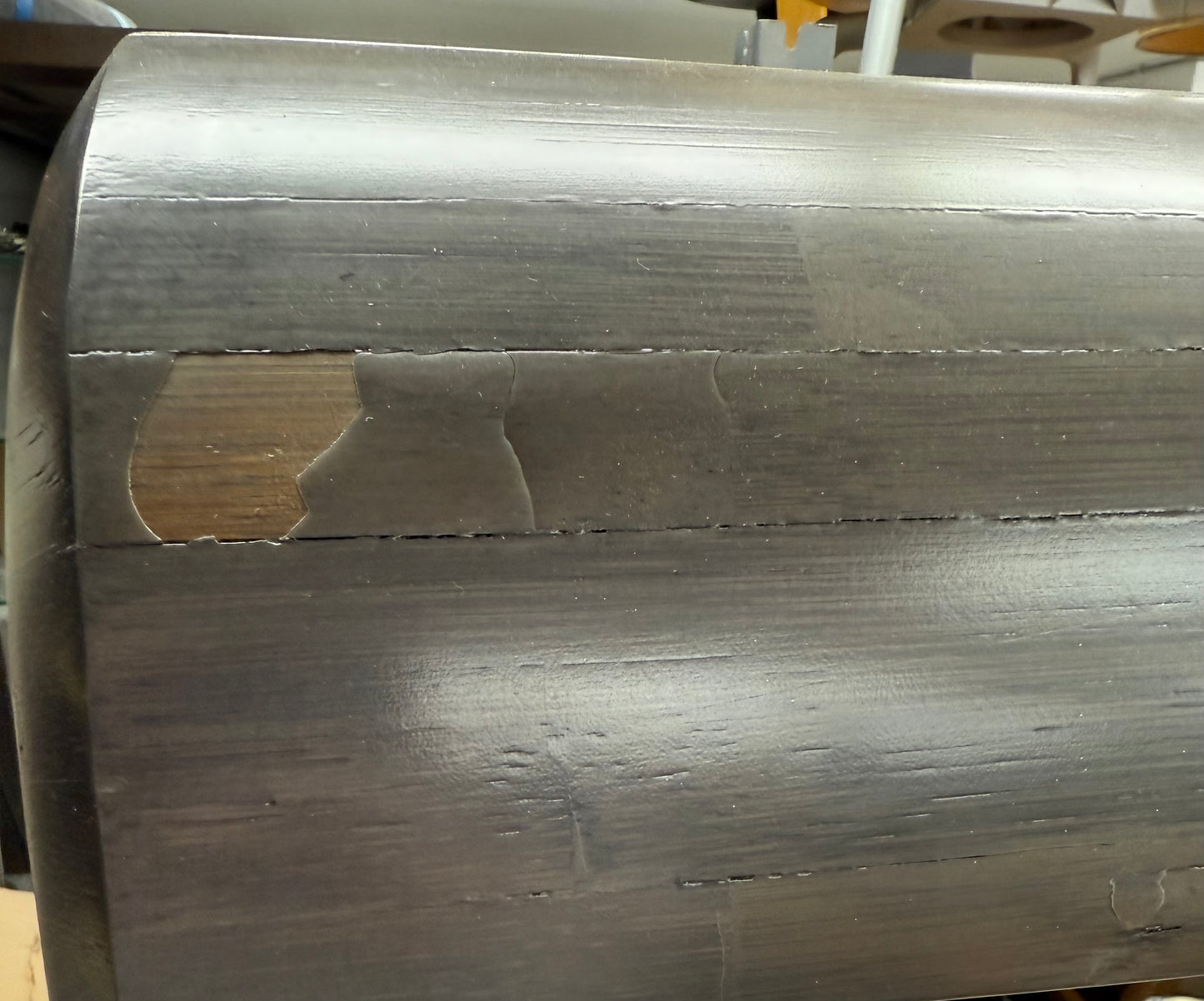 Ron Seff Raffia Wood Marquetry Cocktail Table.