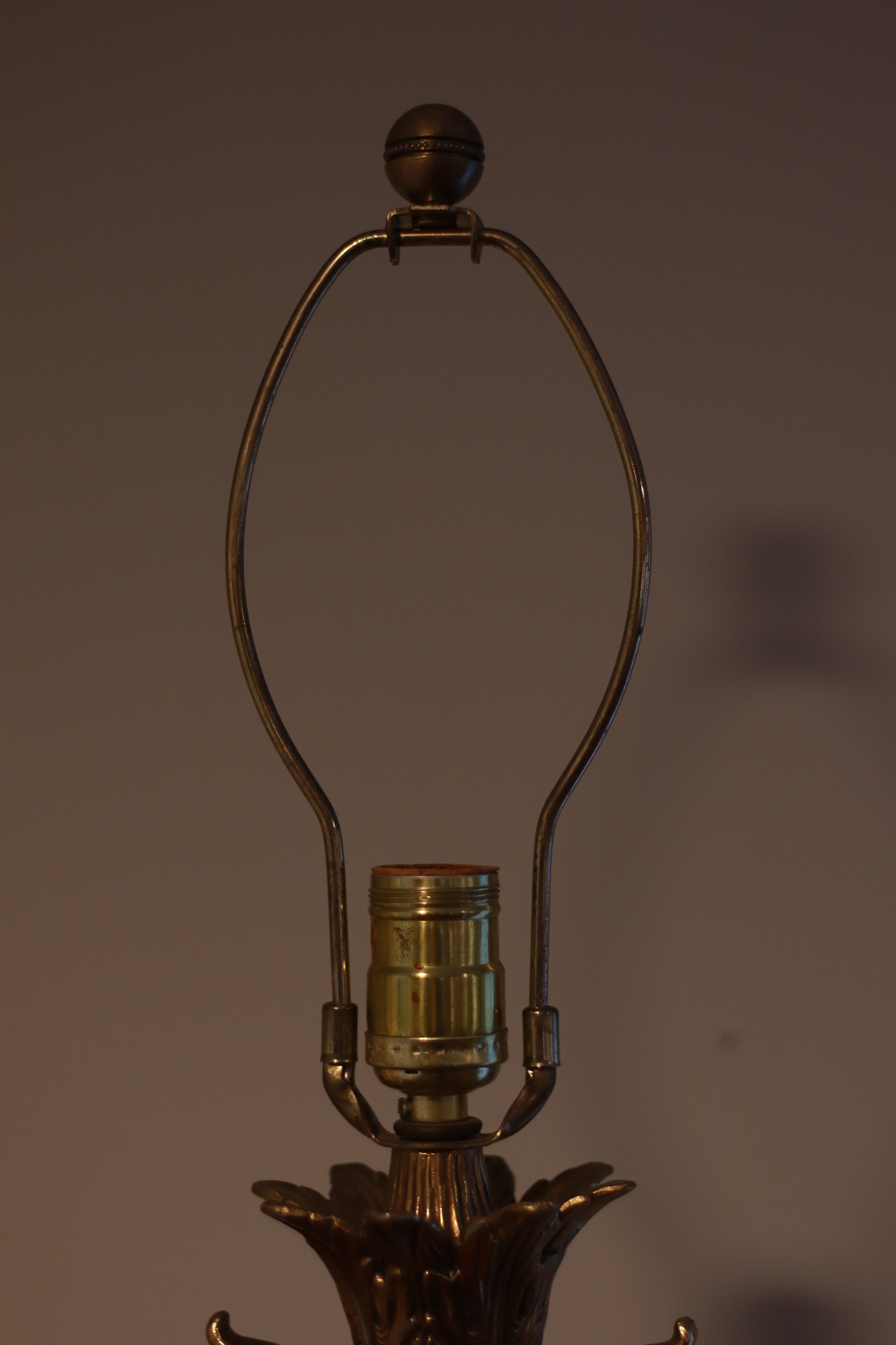 Barovier and Toso Gold Flecked Lamps, sold as a pair.