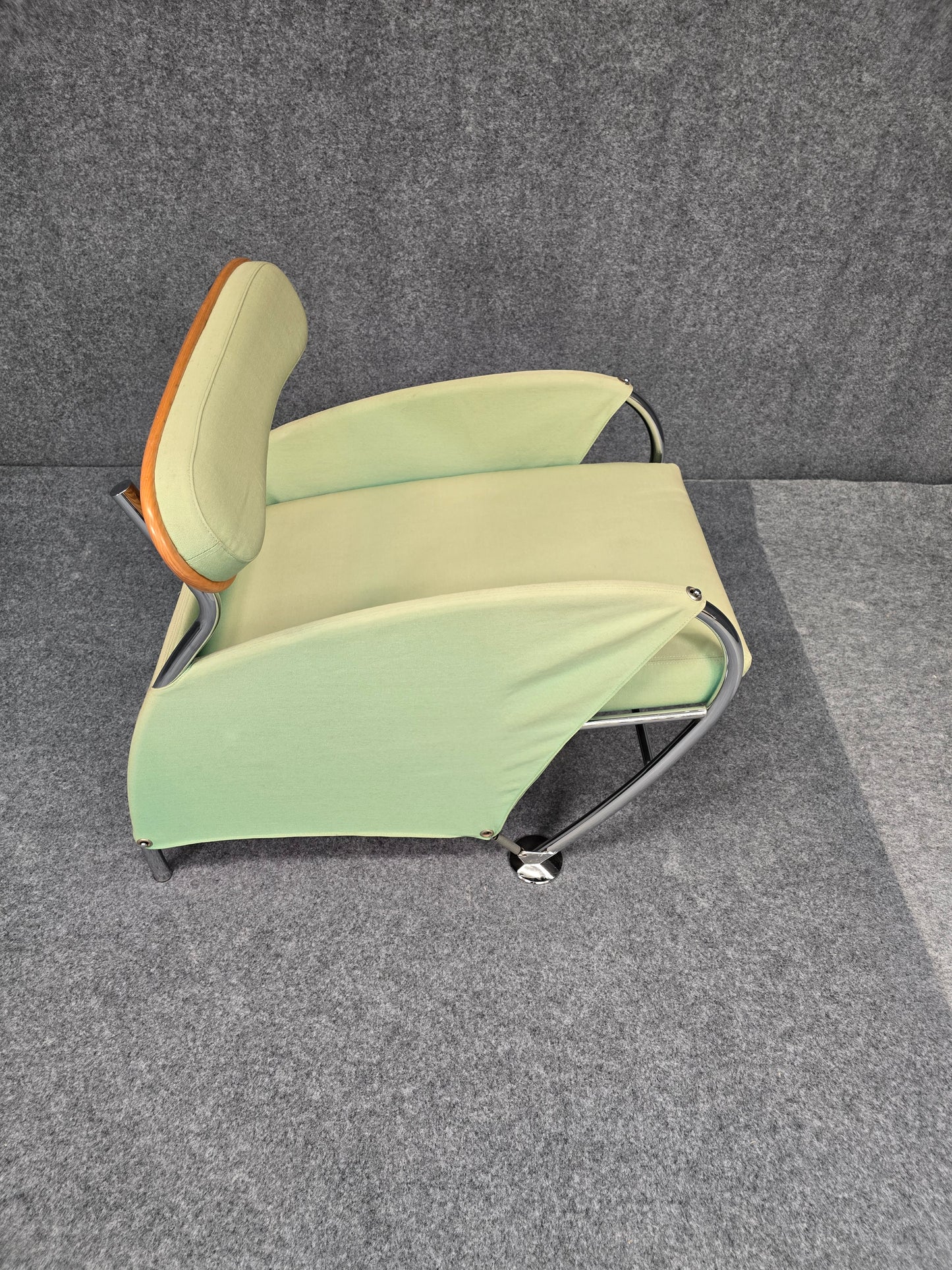 Italian Modern Memphis Style "Uno" Arm Chair By Massimo Iosa Ghini - Green