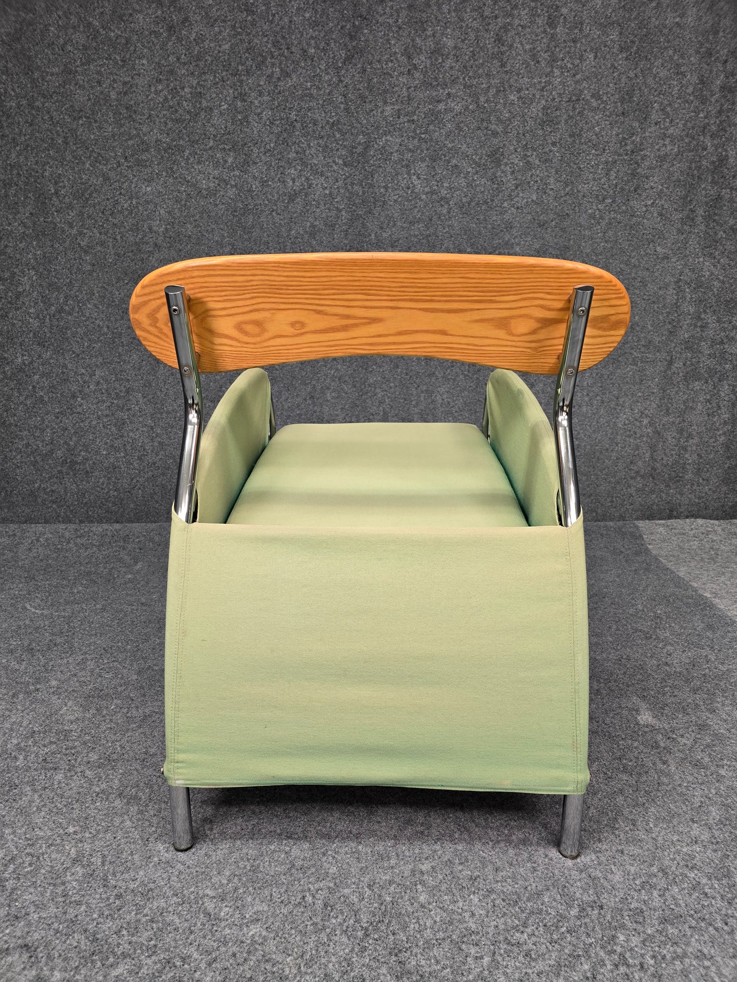 Italian Modern Memphis Style "Uno" Arm Chair By Massimo Iosa Ghini - Green