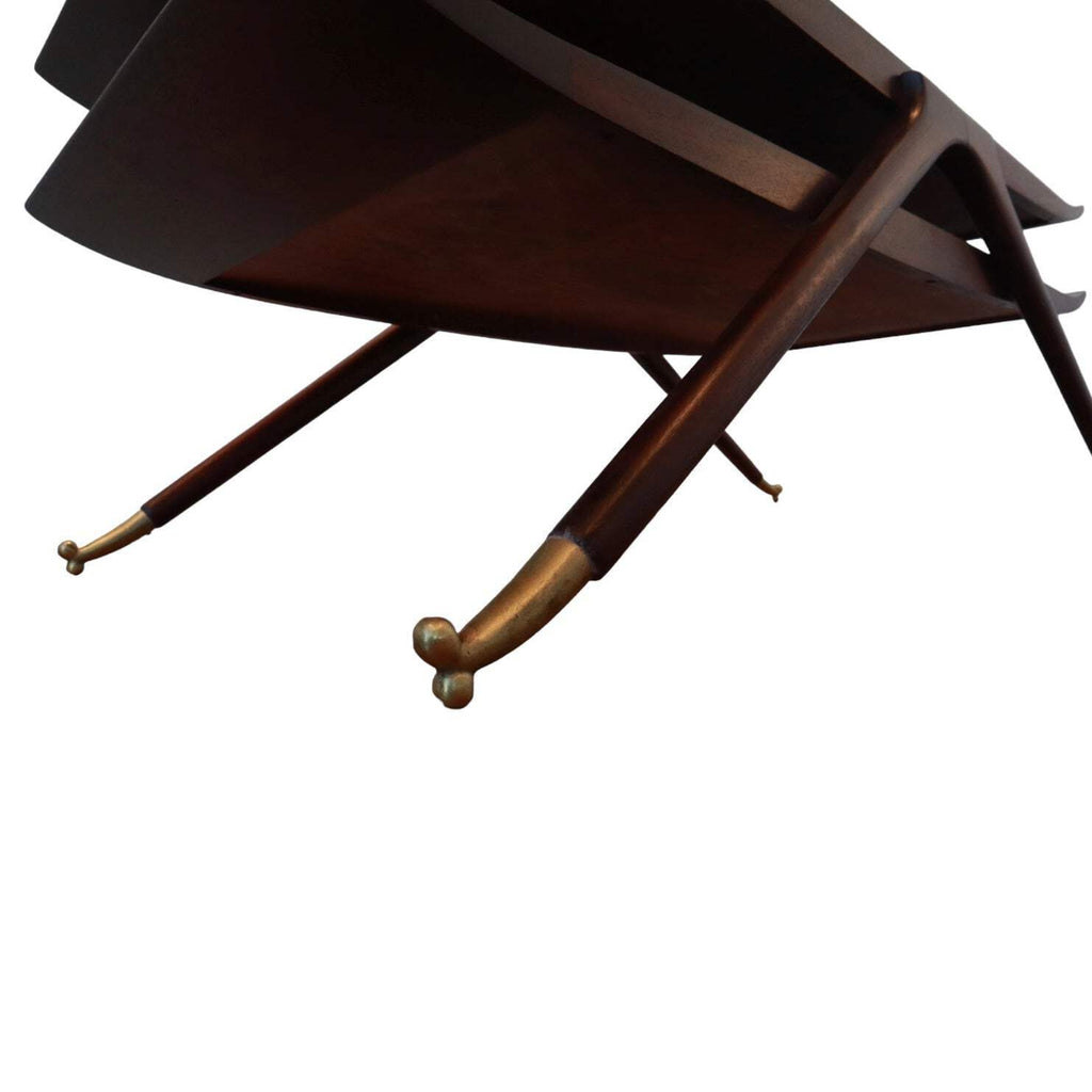 Mid Century Modern 2-Tiered Coffee Table in the Style of Ico Parisi