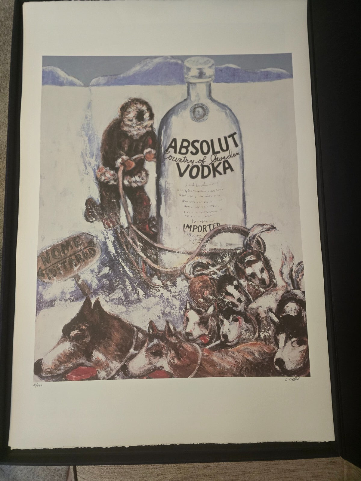Absolut Vodka, Statehood Portfolio of 51 Signed Lithographs with Signed Book.
