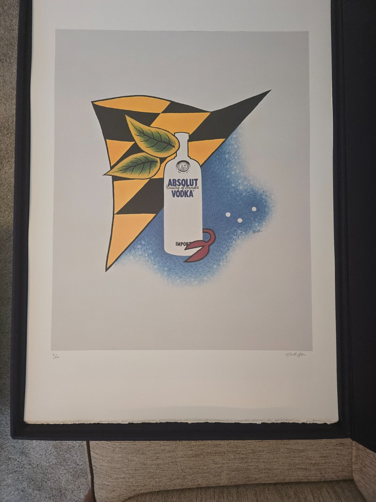 Absolut Vodka, Statehood Portfolio of 51 Signed Lithographs with Signed Book.