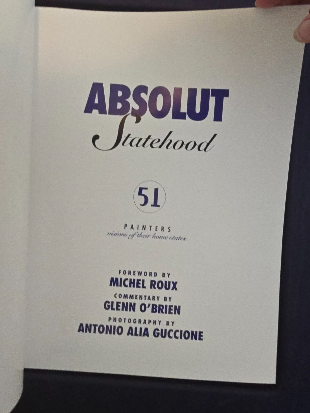 Absolut Vodka, Statehood Portfolio of 51 Signed Lithographs with Signed Book.