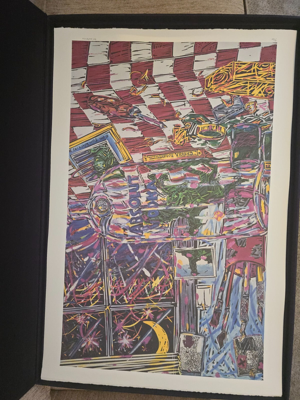 Absolut Vodka, Statehood Portfolio of 51 Signed Lithographs with Signed Book.