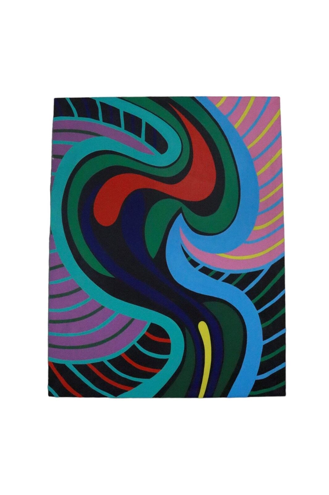 ACHILLO (ARCHI) SULLO Colorful Abstract Original Painting on Canvas