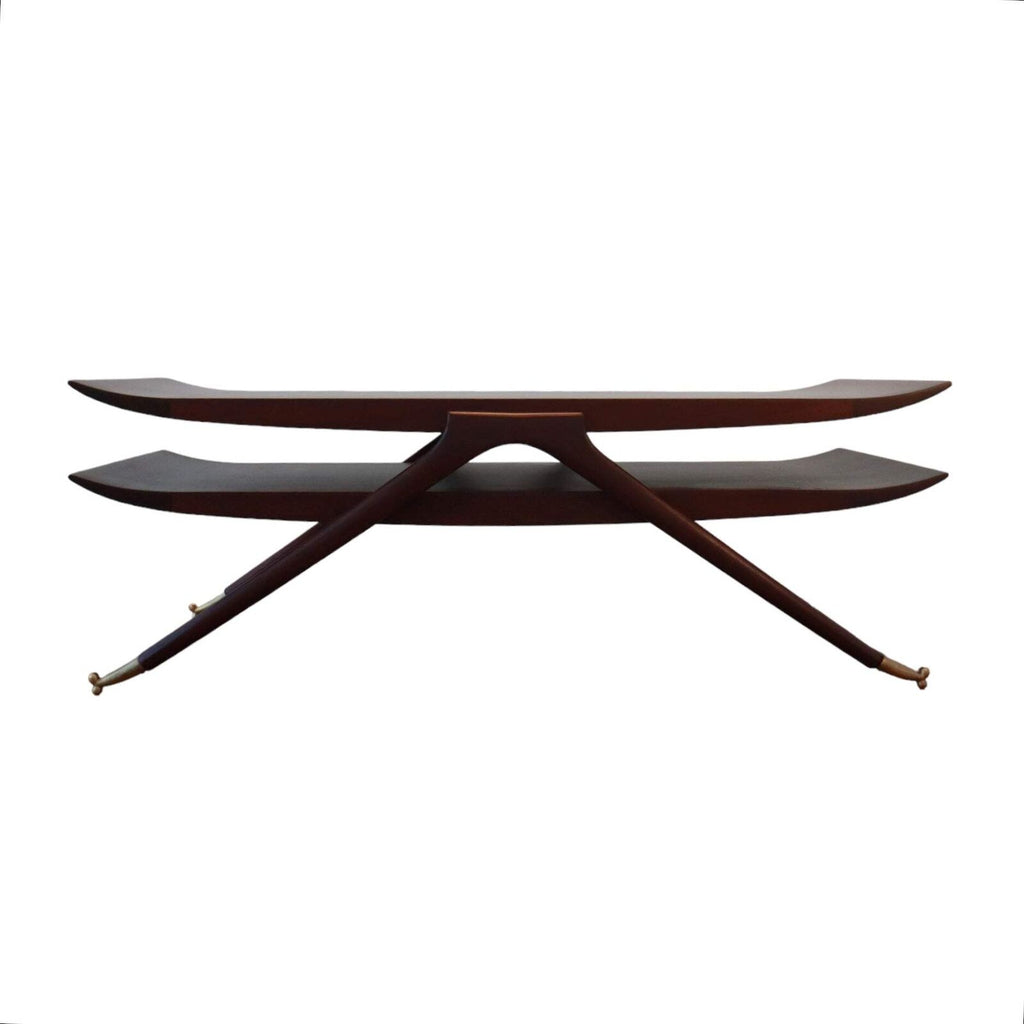 Mid Century Modern 2-Tiered Coffee Table in the Style of Ico Parisi