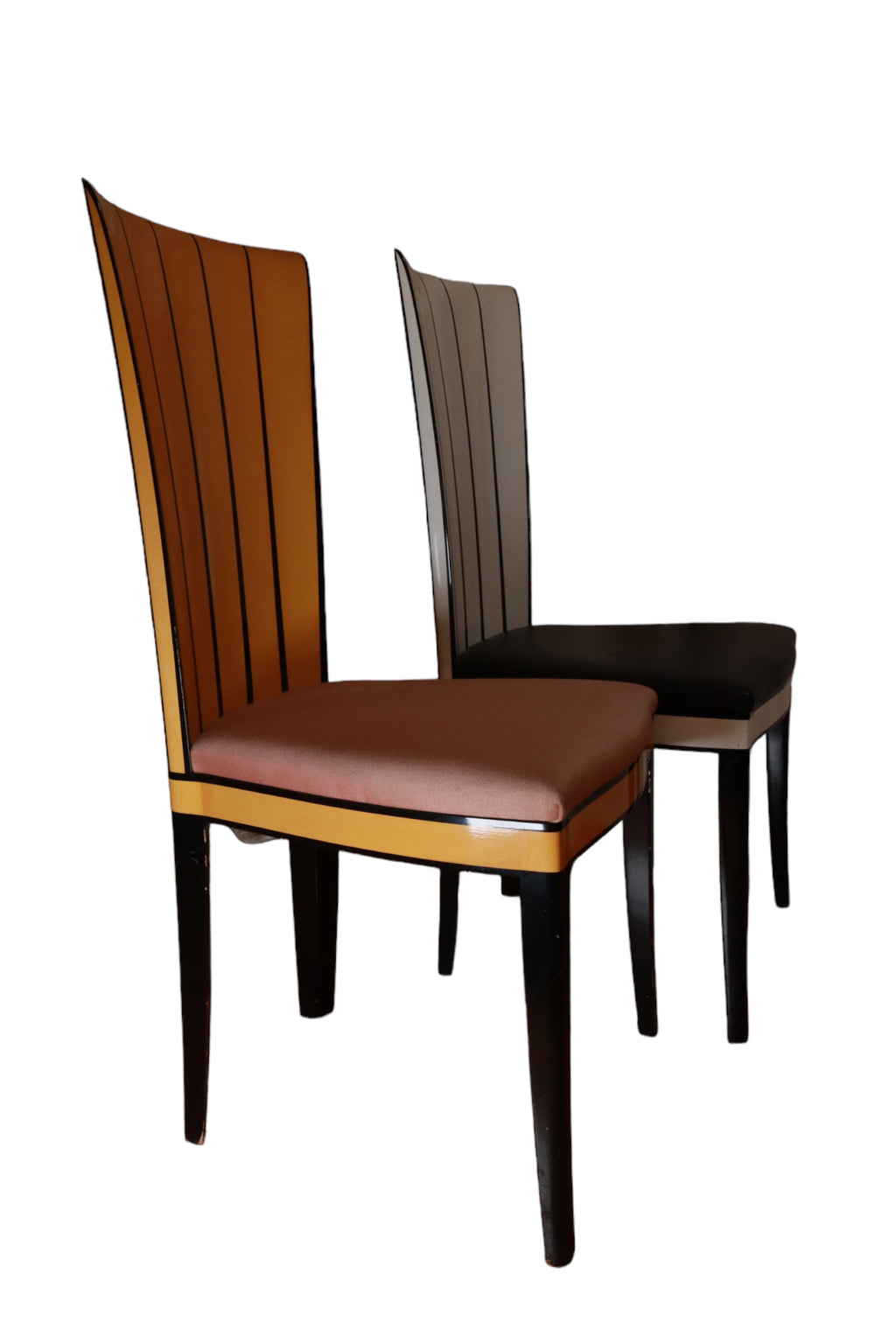Eliel Saarinen Cranbrook Design Pair of Wood Dining Chairs