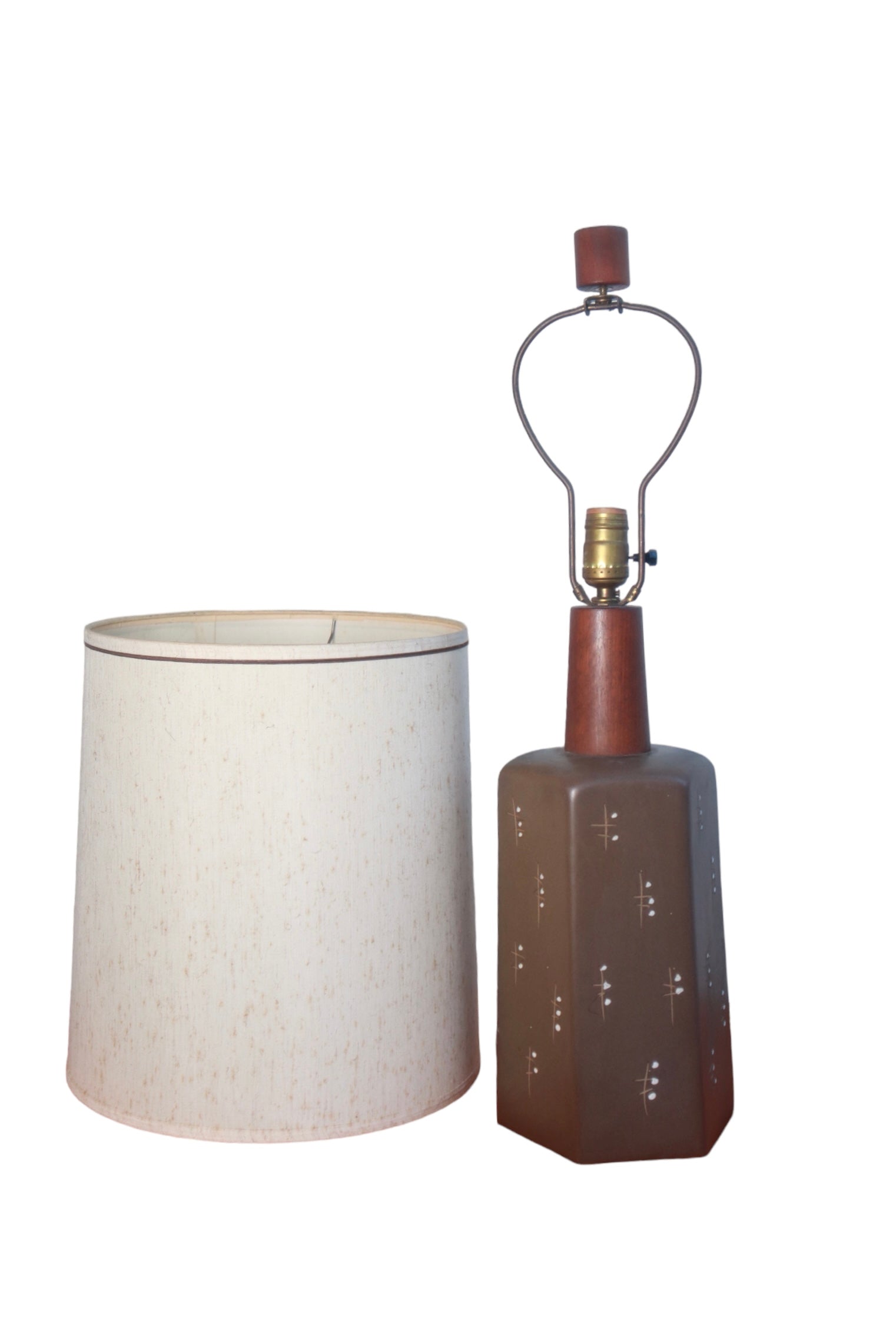 Jane & Gordon Martz, Table Lamp, Ceramic, Wood, Marshall Studios, 1960s