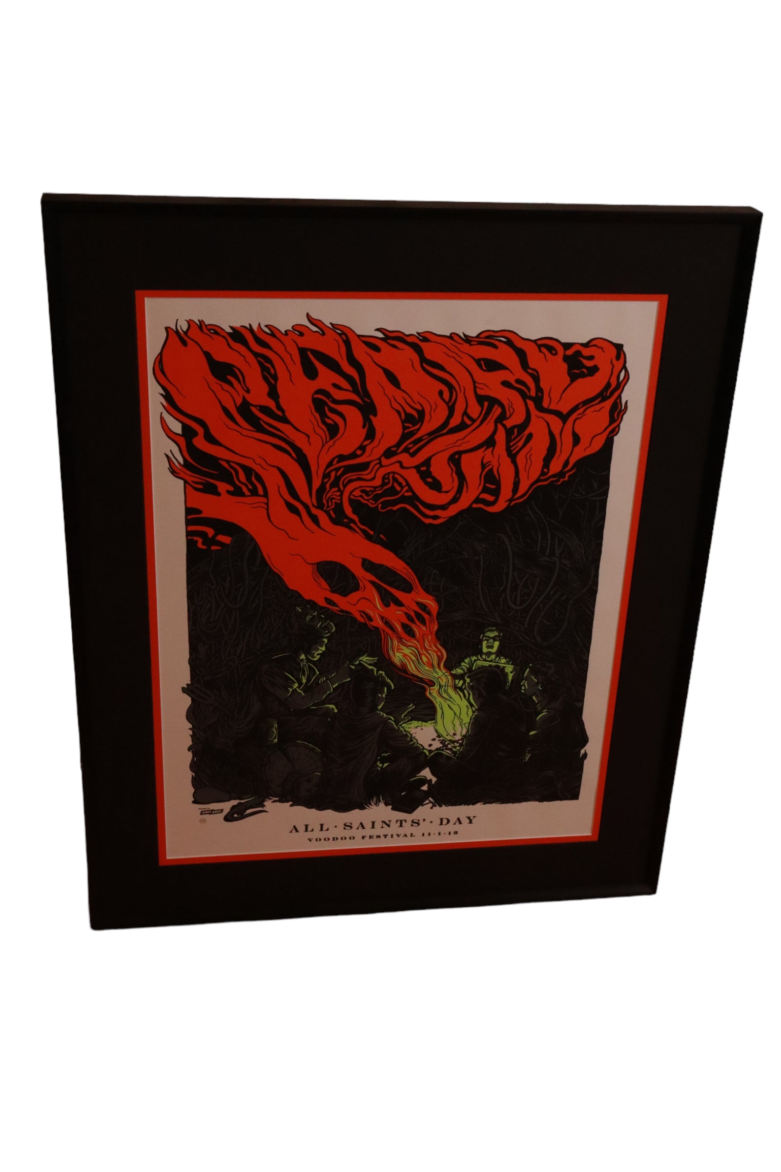 Pearl Jam 2013 Ames Design Poster VOODOO FESTIVAL