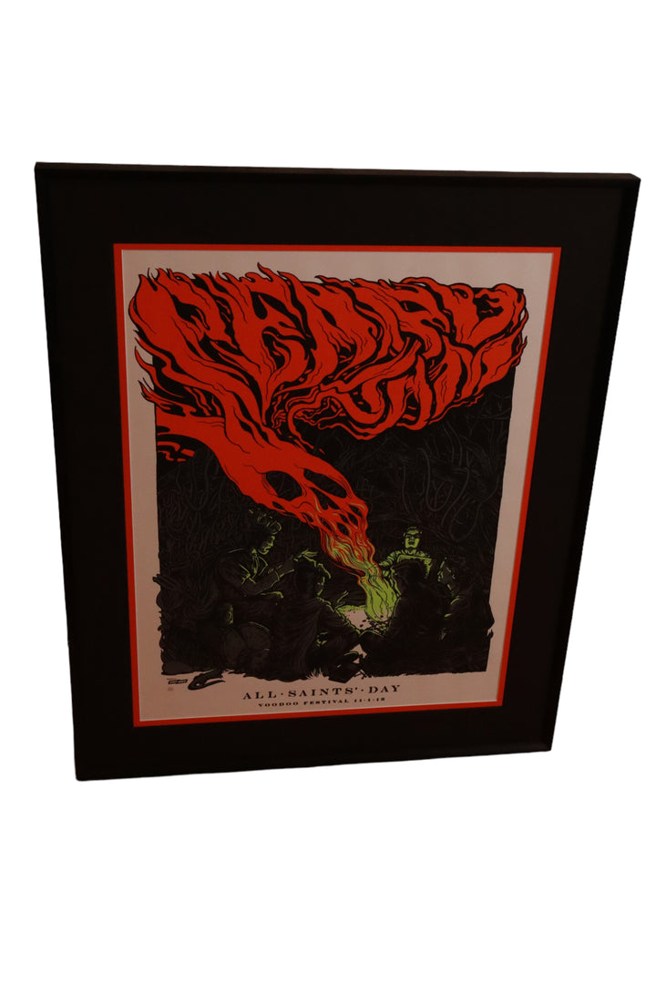 FUR-166 Pearl Jam 2013 Ames Design Poster VOODOO FESTIVAL