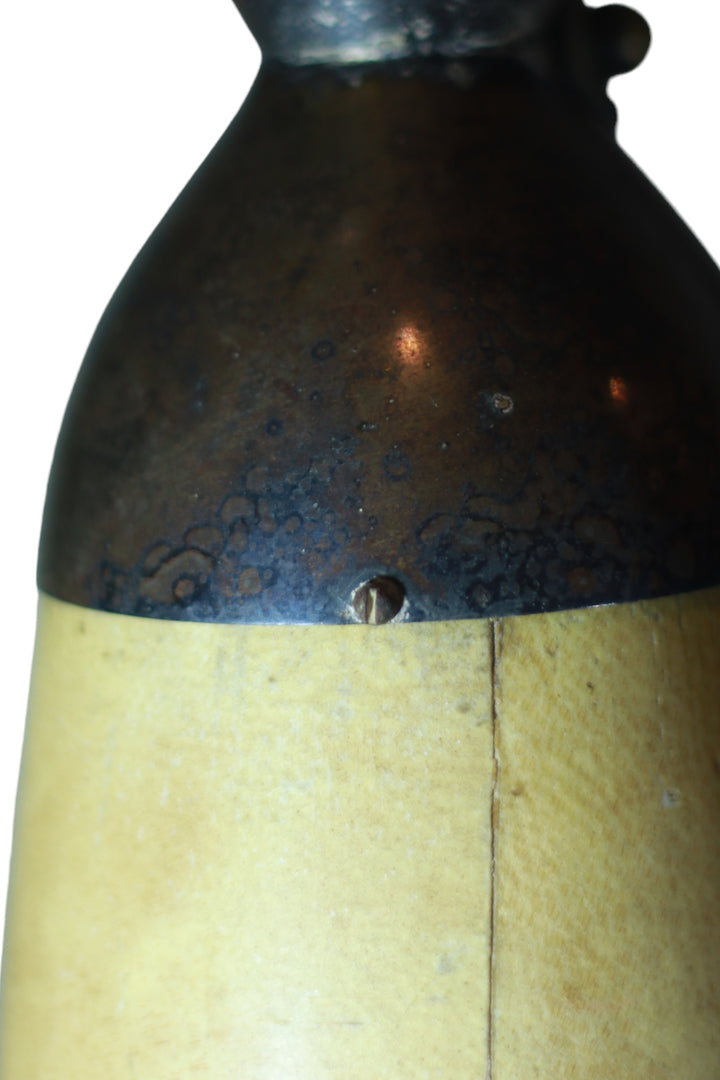 MCM-081 1950s Aldo Tura Goatskin Brass Carafe Thermos Italy