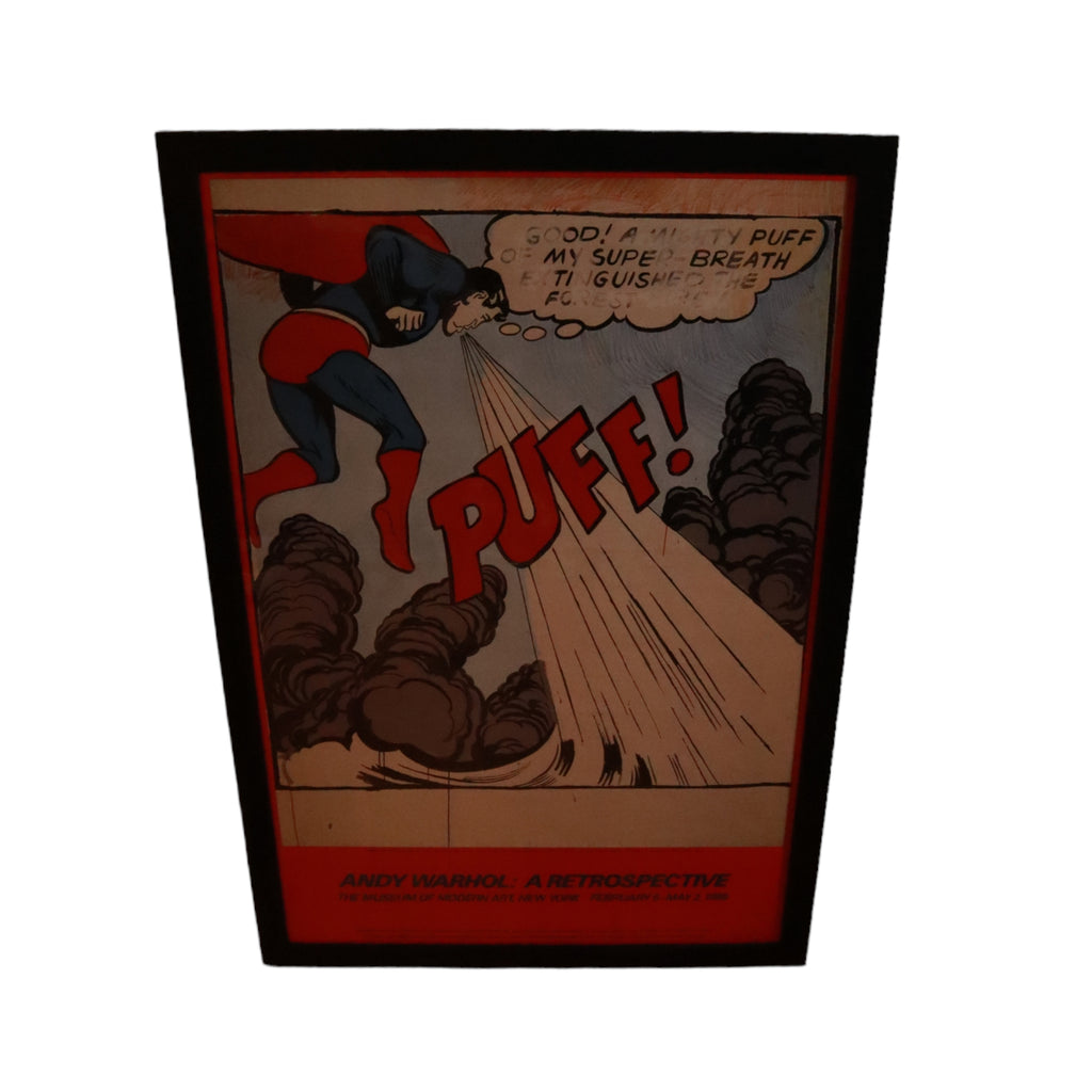 Andy Warhol: A Retrospective Superman Poster