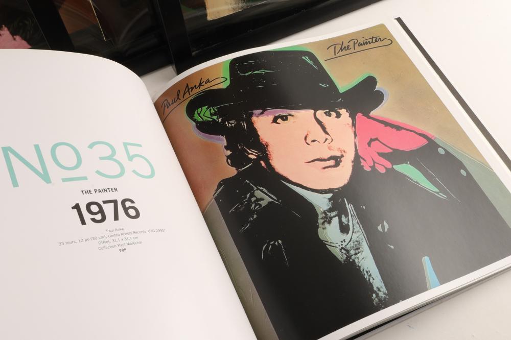 ART-148 Andy Warhol — Framed Album Cover Collection with Catalogue Raisonné (Set of 6)