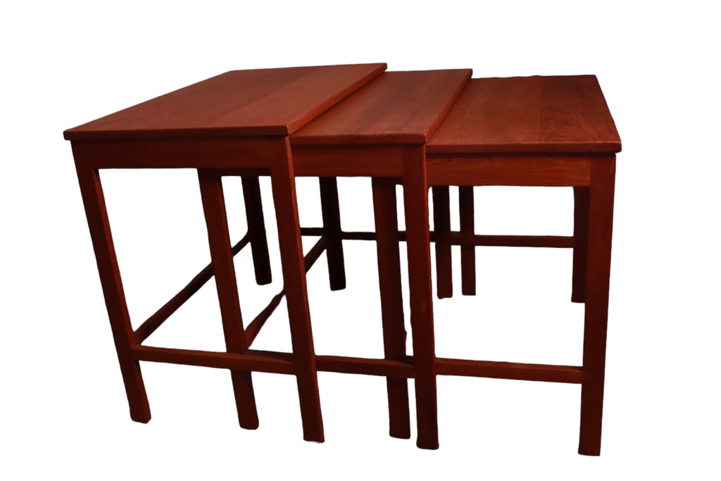 Mid Century Modern Teak Nesting Tables by France & Sons.