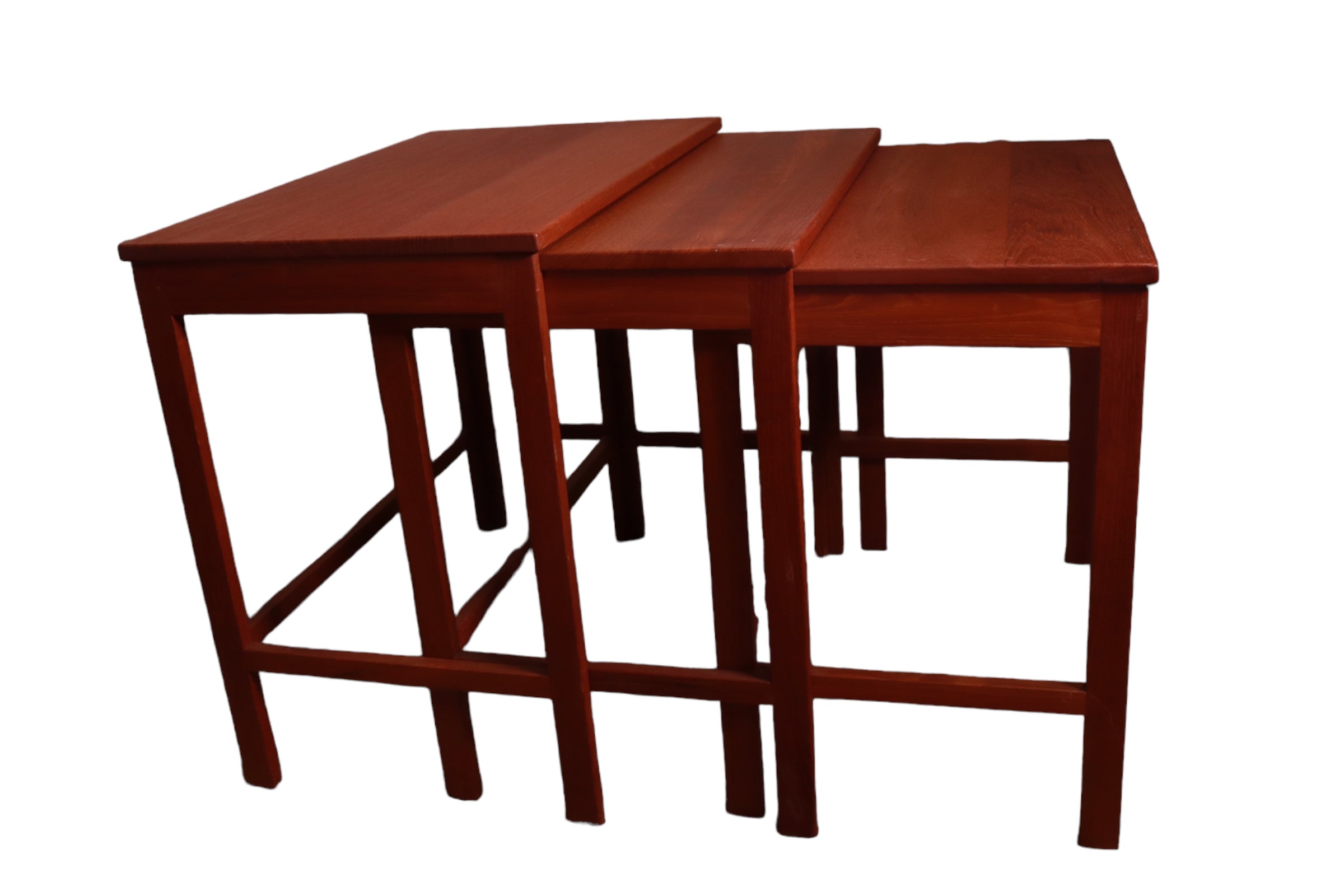 Mid Century Modern Teak Nesting Tables by France & Sons.