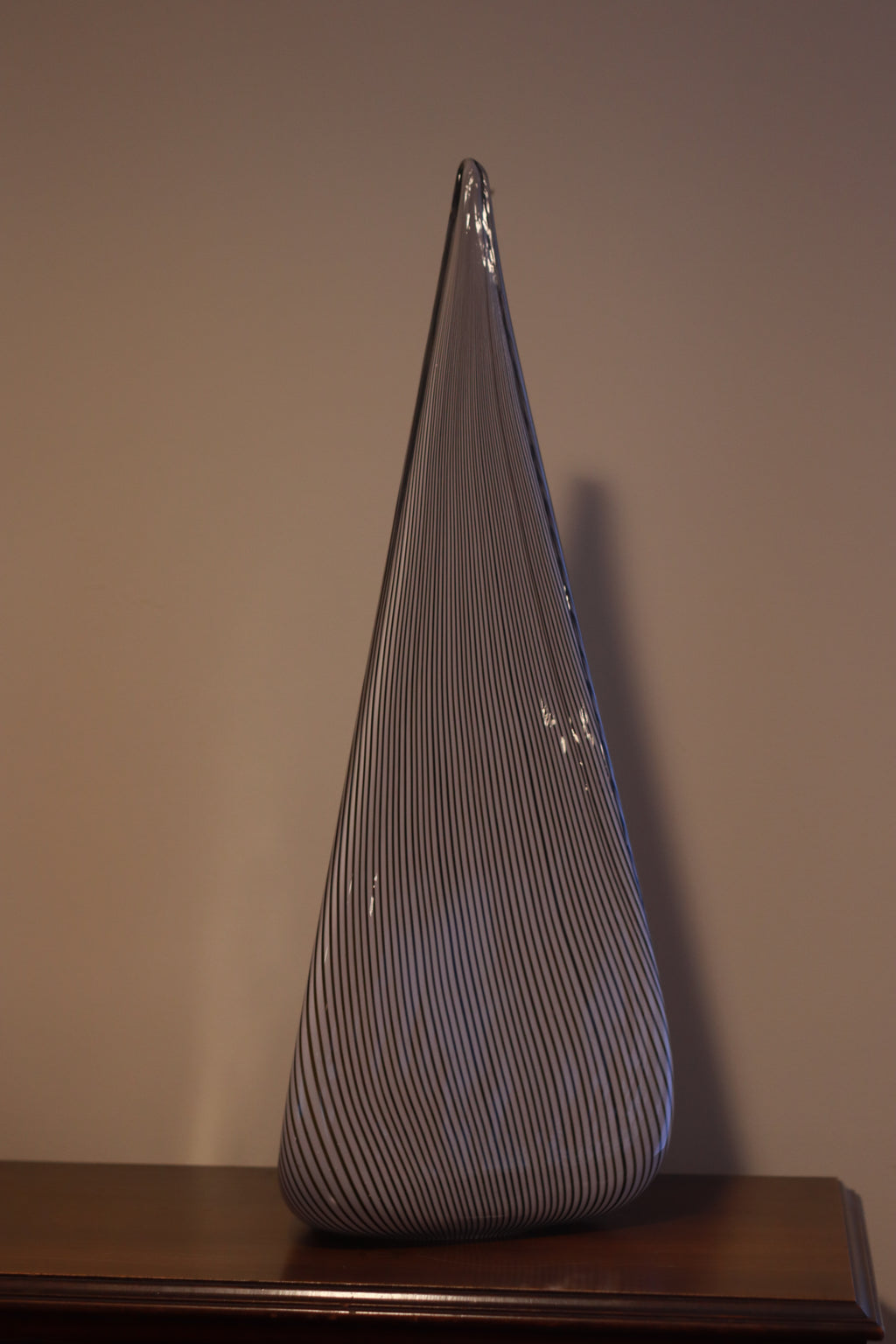 Murano Lino Tagliapietra Art Glass Pyramid Lamp