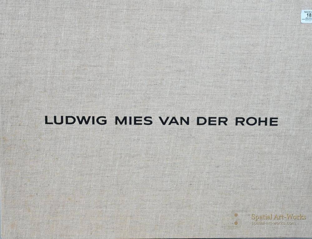 BOOK-002 Ludwig Mies van der Rohe — MoMA Drawings Folio, 31 Plates, Limited Edition 70/125, 1969