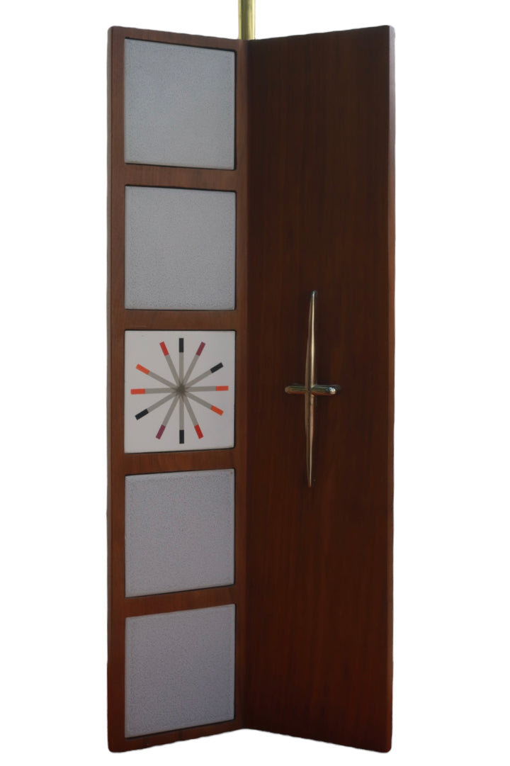 MCM-105 Paul McCobb Pomona Tile and Walnut Table Lamp