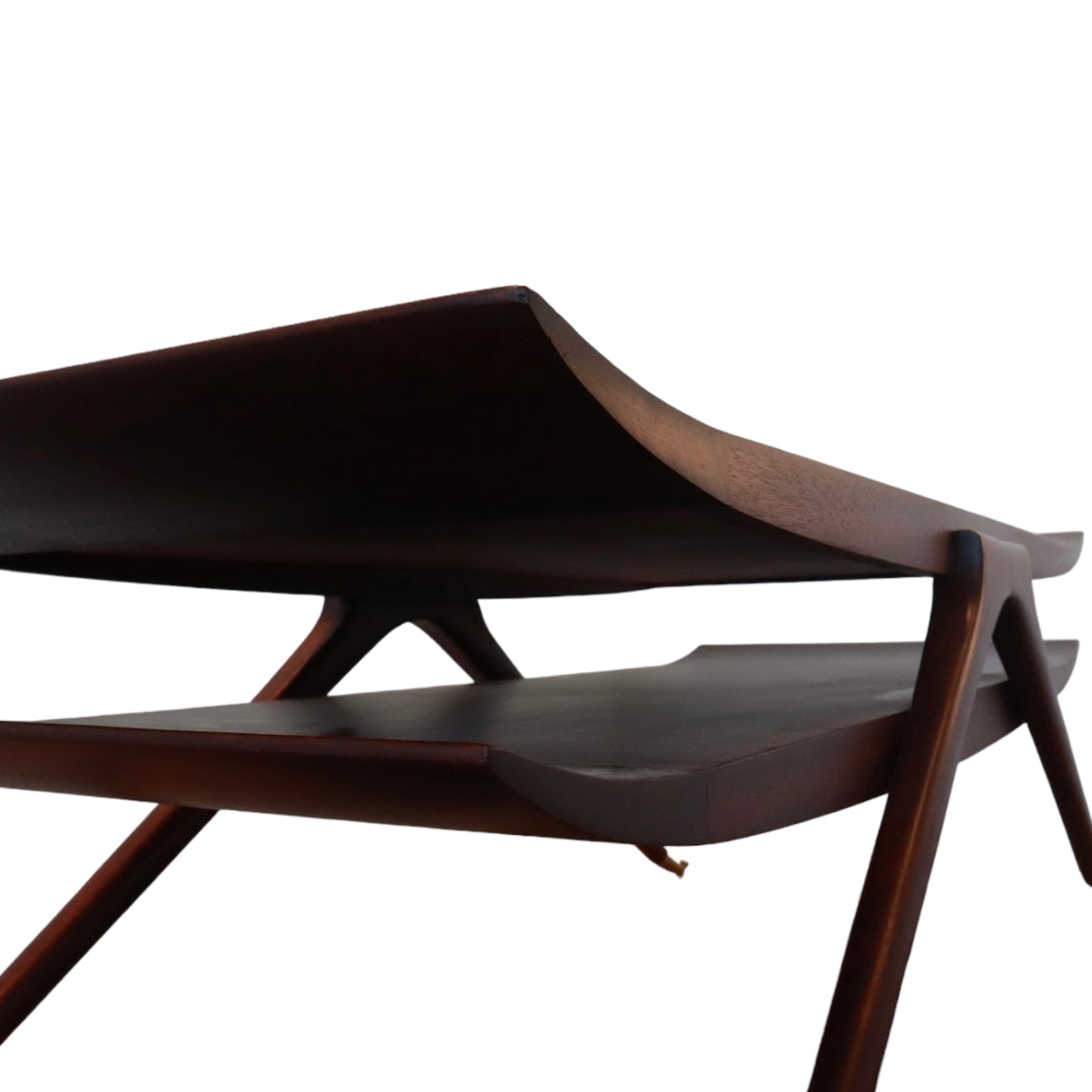 Mid Century Modern 2-Tiered Coffee Table in the Style of Ico Parisi