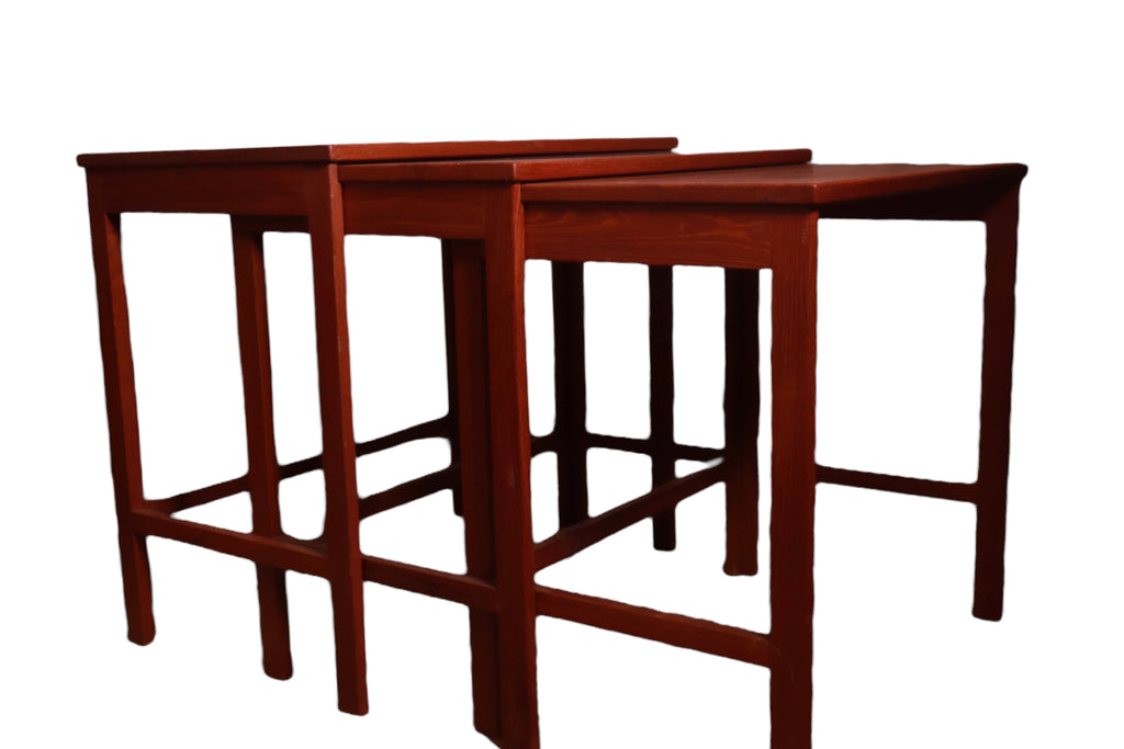 Mid Century Modern Teak Nesting Tables by France & Sons.