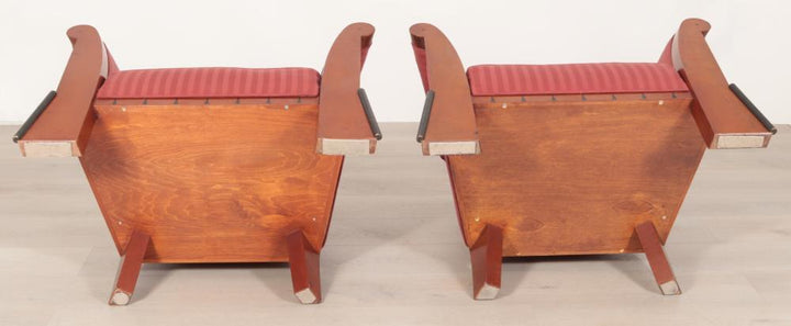 FUR-180 Michael Graves for Sunar Hauserman — Postmodern Lounge Chairs (Pair)