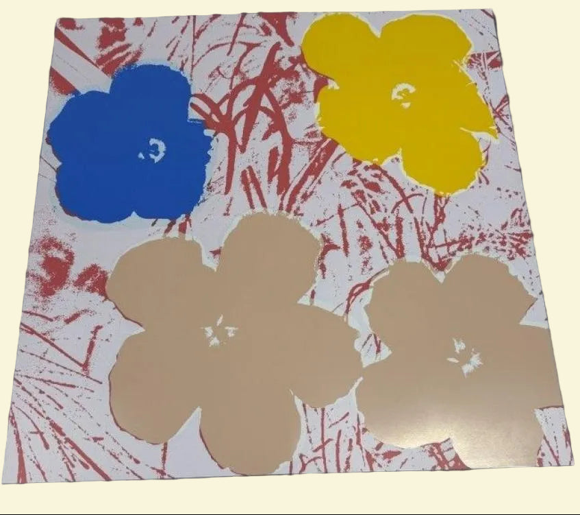 ART-089 Andy Warhol Flowers