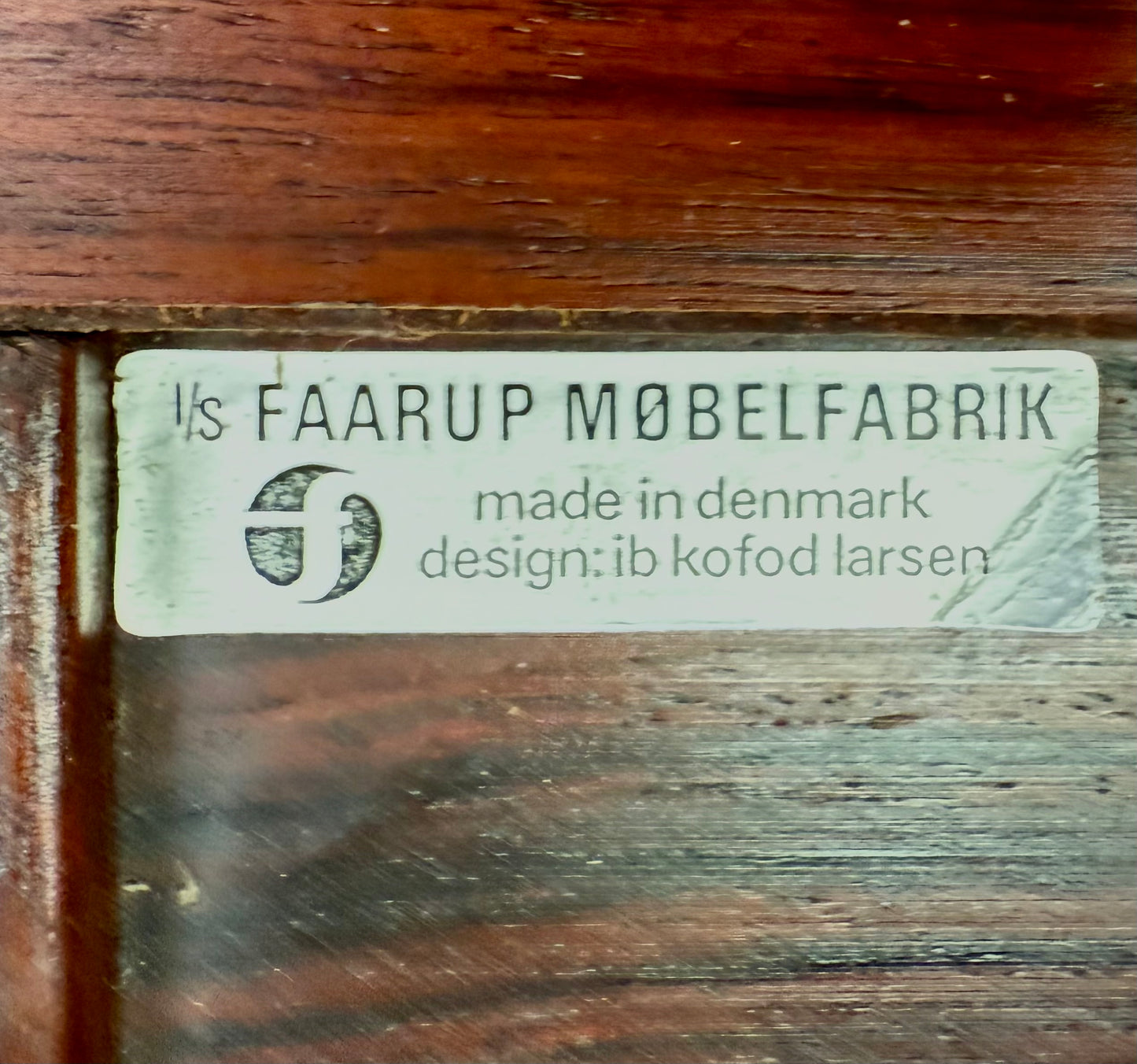 Faarup Mobelfrik by Koefod Side Console MCM