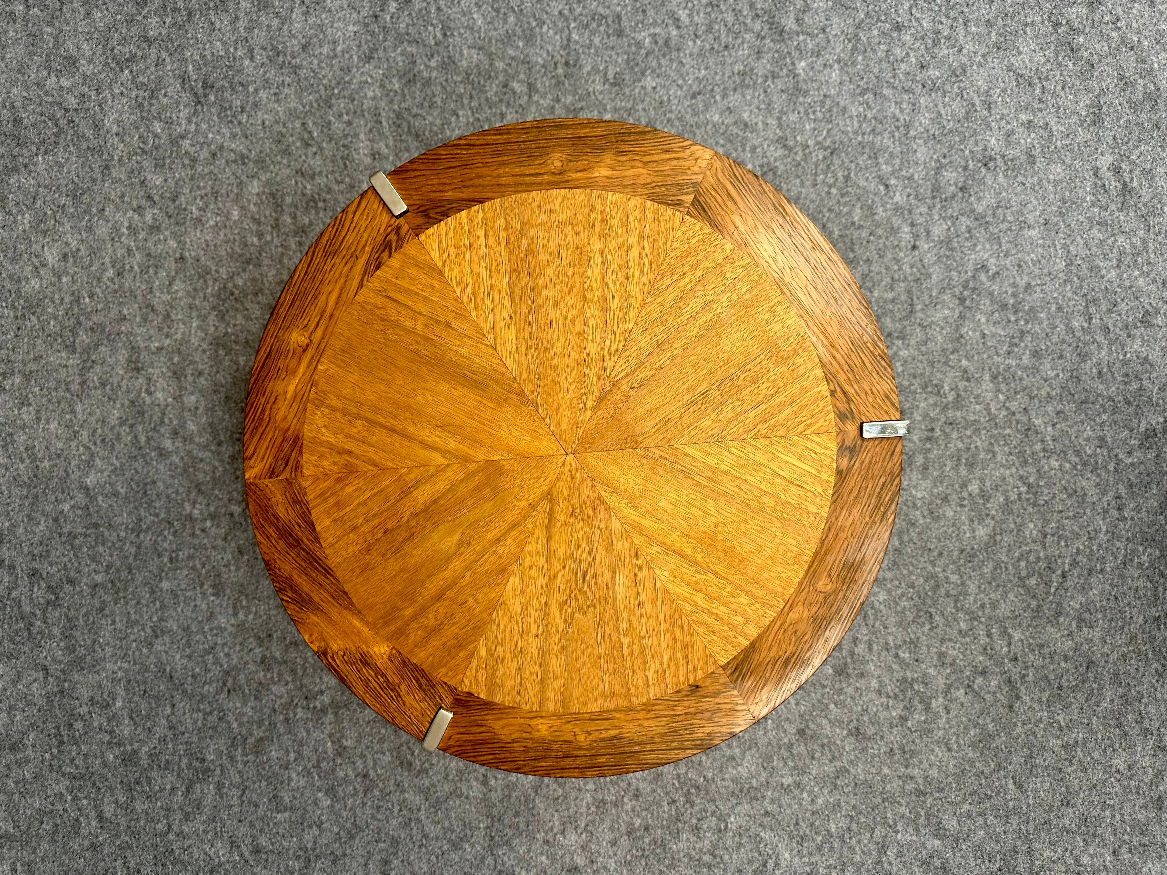 Lane Small Wooden and Metal Side Table