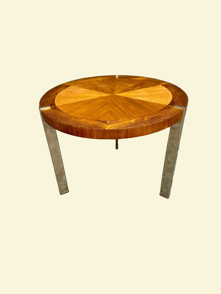 FUR-152 Lane Small Wooden and Metal Side Table