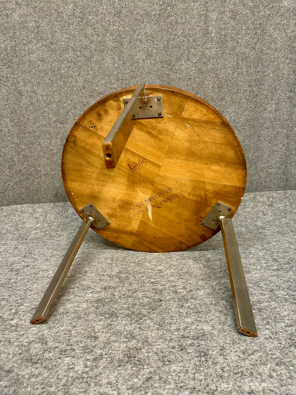 Lane Small Wooden and Metal Side Table