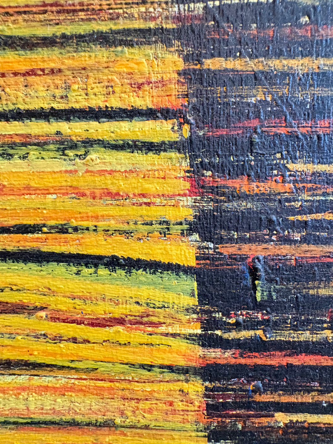 ART-083 Todd Boppel — "Terrace" Original Oil on Board, Signed Verso, 42 × 36 in.