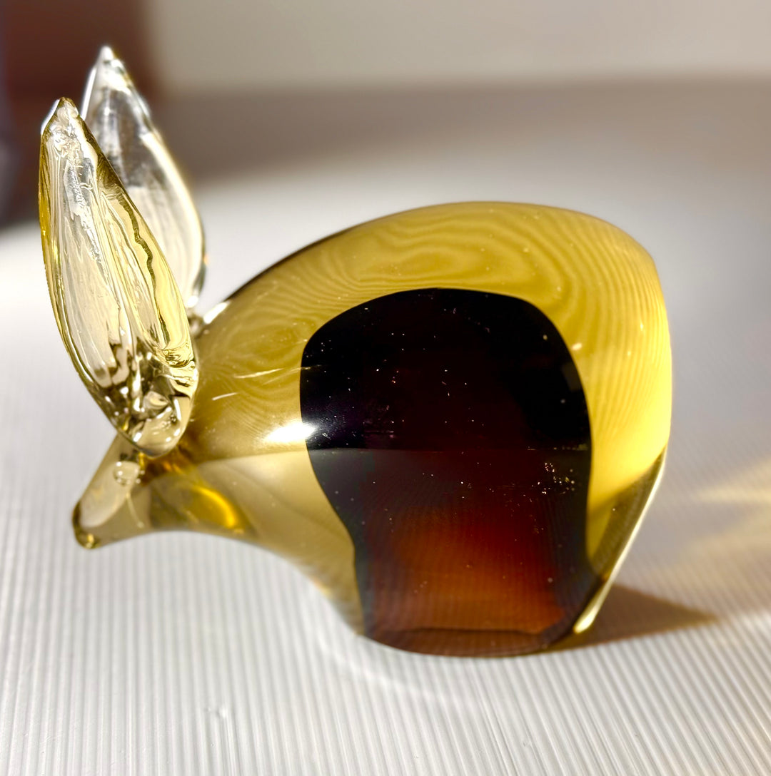 MCM-021 Antonio Da Ros (Attributed) — Murano Blown Glass Rabbit, Cenedese, Unsigned, Italian Art Glass, c.1960s–70s