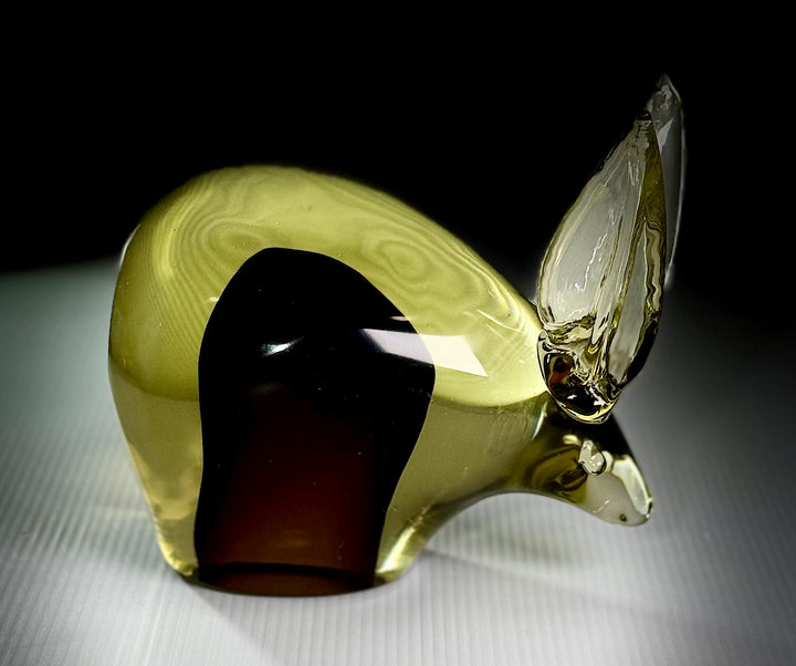 MCM-021 Antonio Da Ros (Attributed) — Murano Blown Glass Rabbit, Cenedese, Unsigned, Italian Art Glass, c.1960s–70s