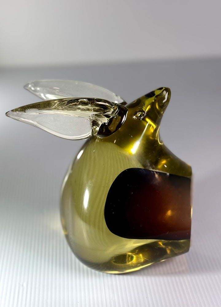 MCM-021 Antonio Da Ros (Attributed) — Murano Blown Glass Rabbit, Cenedese, Unsigned, Italian Art Glass, c.1960s–70s