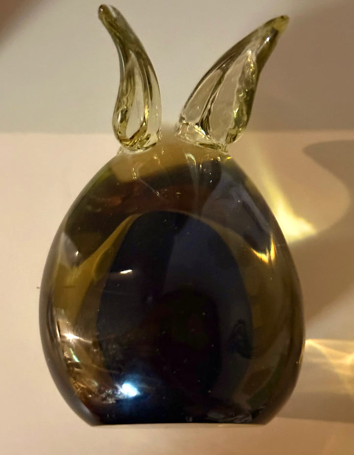 MCM-021 Antonio Da Ros (Attributed) — Murano Blown Glass Rabbit, Cenedese, Unsigned, Italian Art Glass, c.1960s–70s