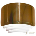 Warren Platner — Custom Brass Sconce by Bollinger Co., Fabricated for Platner-Designed Greenwich CT Residence, c.1960s–70s