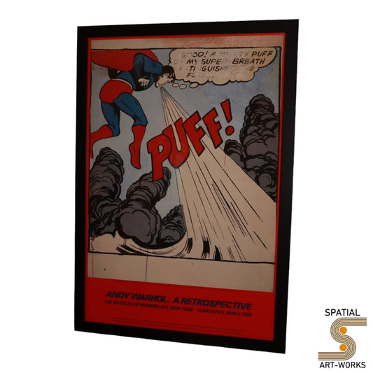 Andy Warhol: A Retrospective Superman Poster