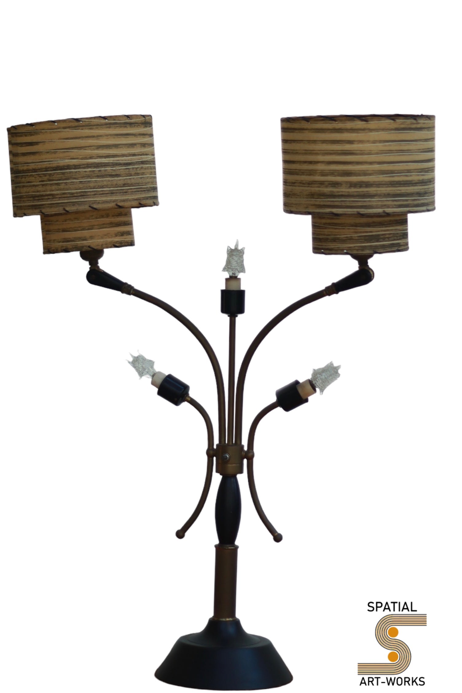 1950s vintage majestic table lamp